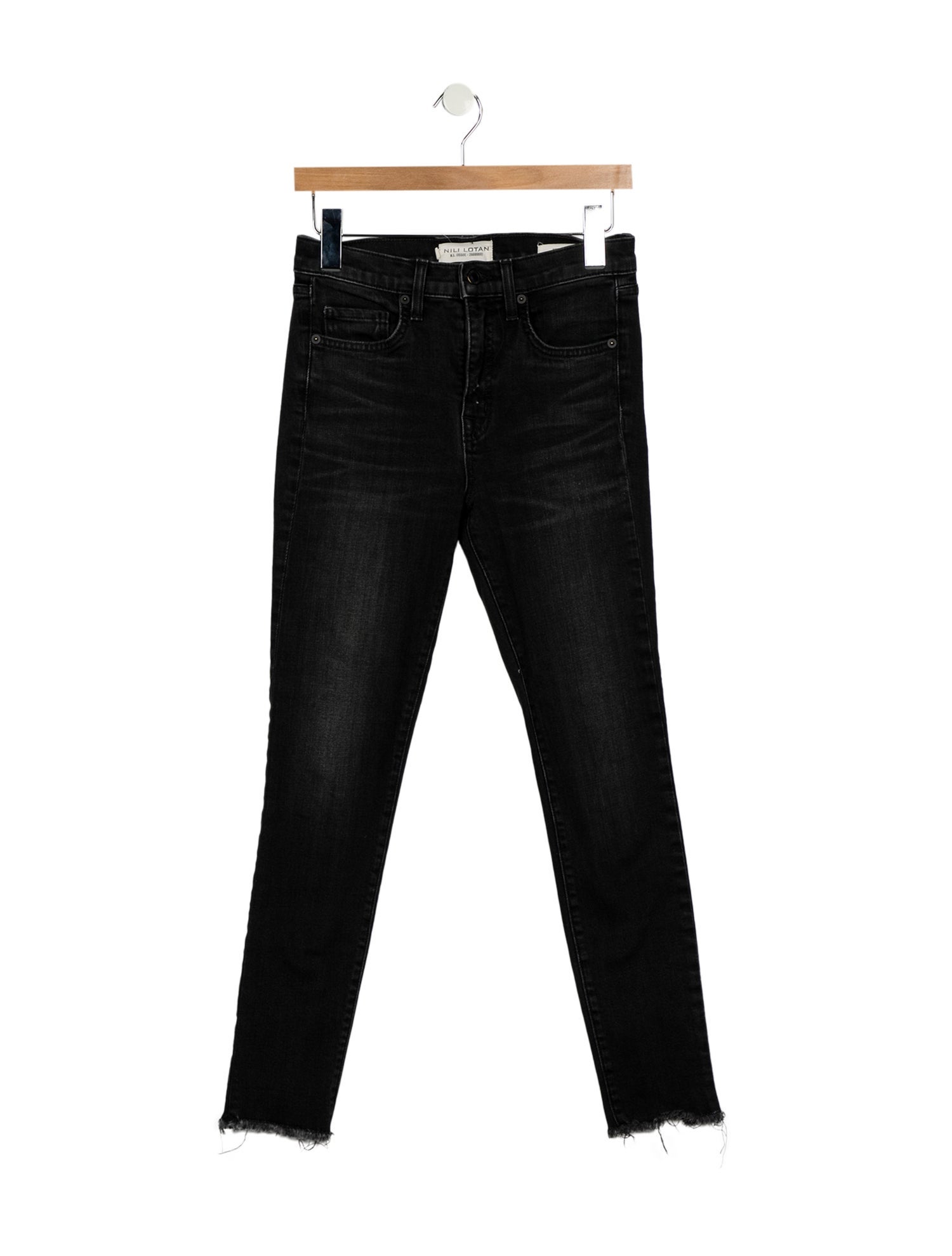 Nili Lotan Mid-Rise Skinny Leg Jeans