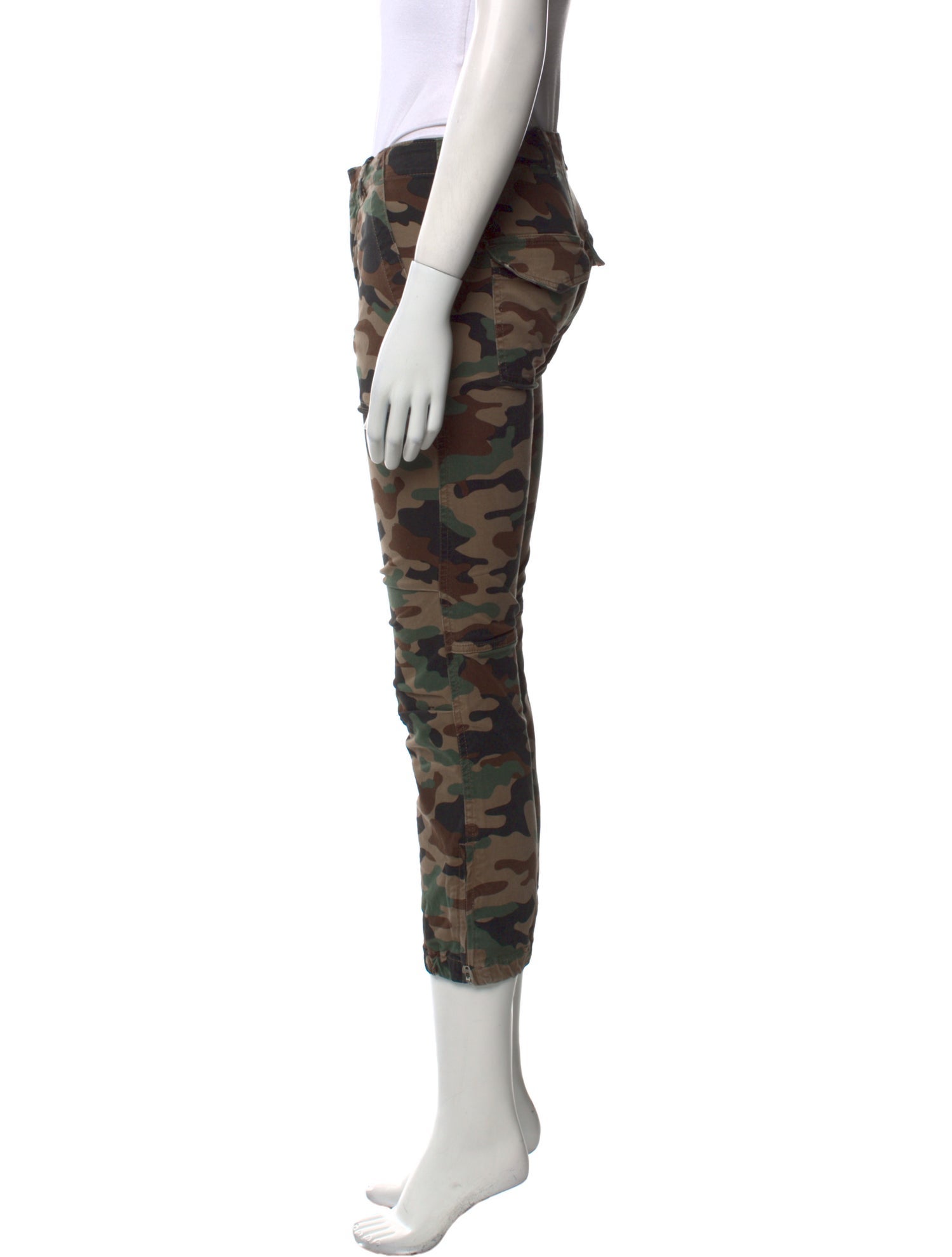 Nili Lotan Printed Skinny Leg Pants