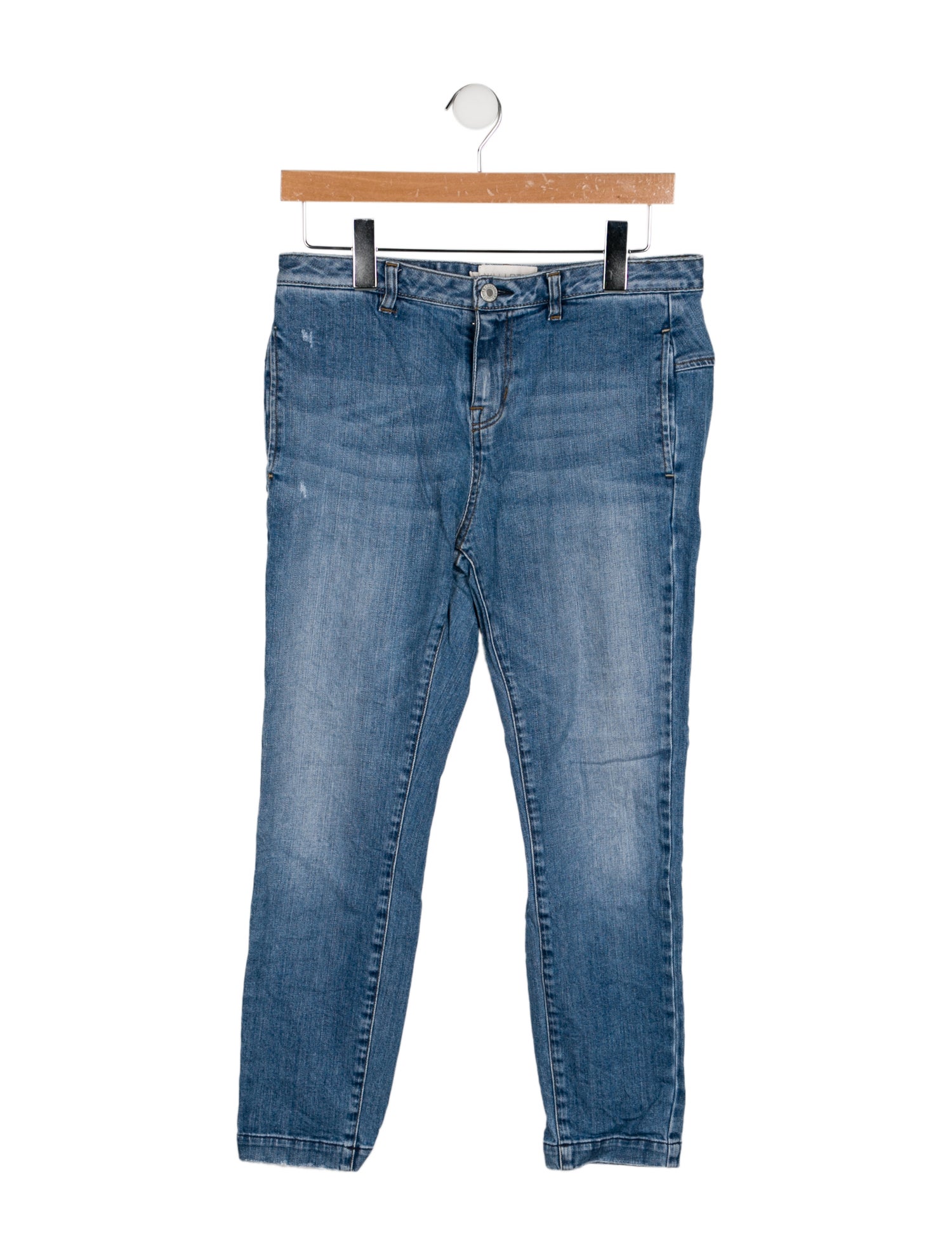 Nili Lotan Mid-Rise Skinny Leg Jeans