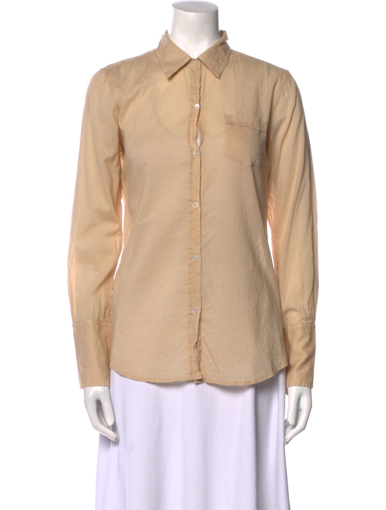 Nili Lotan Long Sleeve Button-Up Top