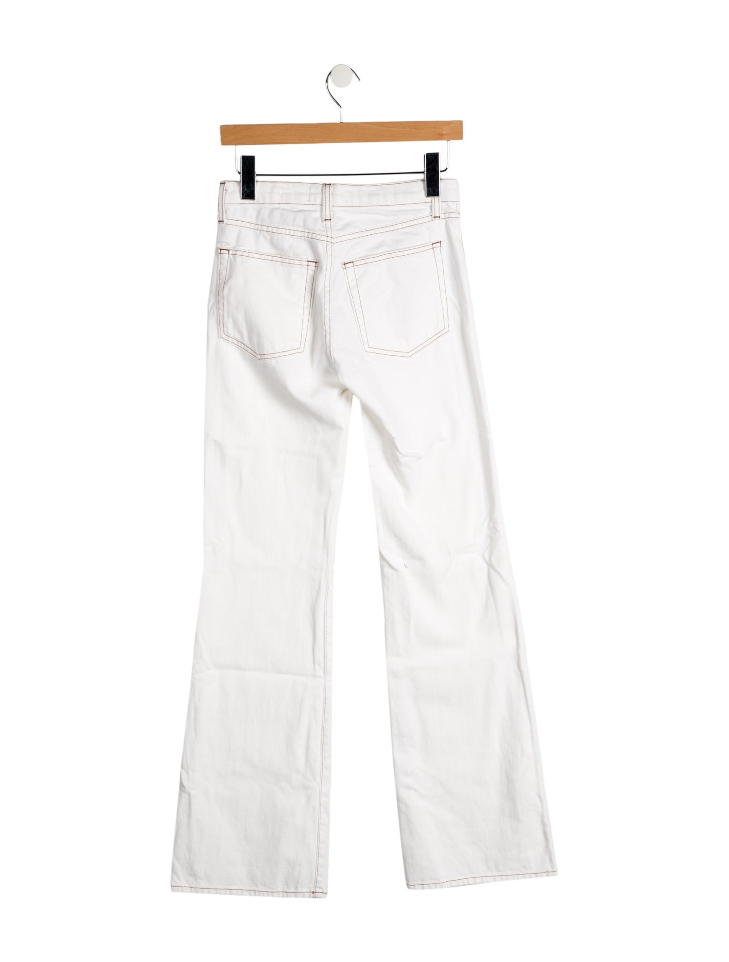 Nili Lotan Mid-Rise Wide Leg Jeans