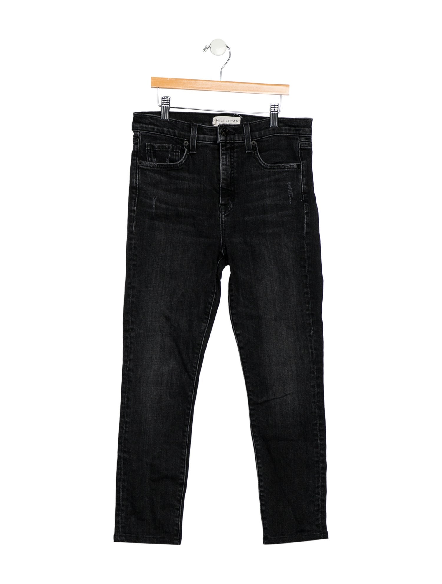 Nili Lotan Mid-Rise Skinny Leg Jeans