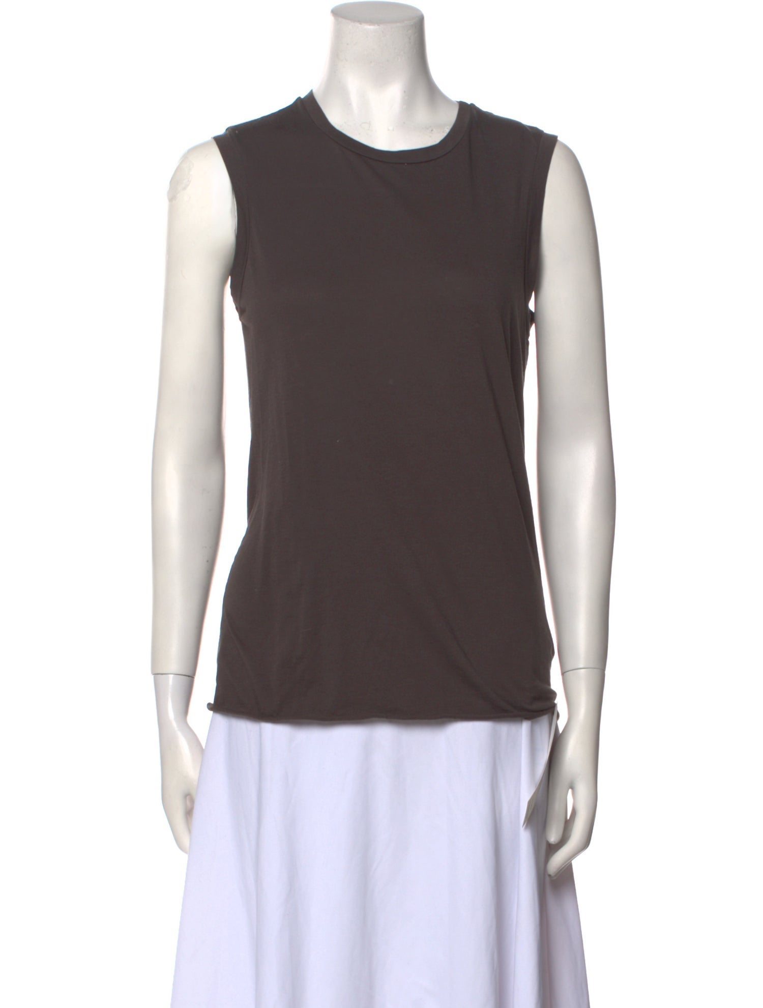 Nili Lotan Crew Neck Sleeveless Top