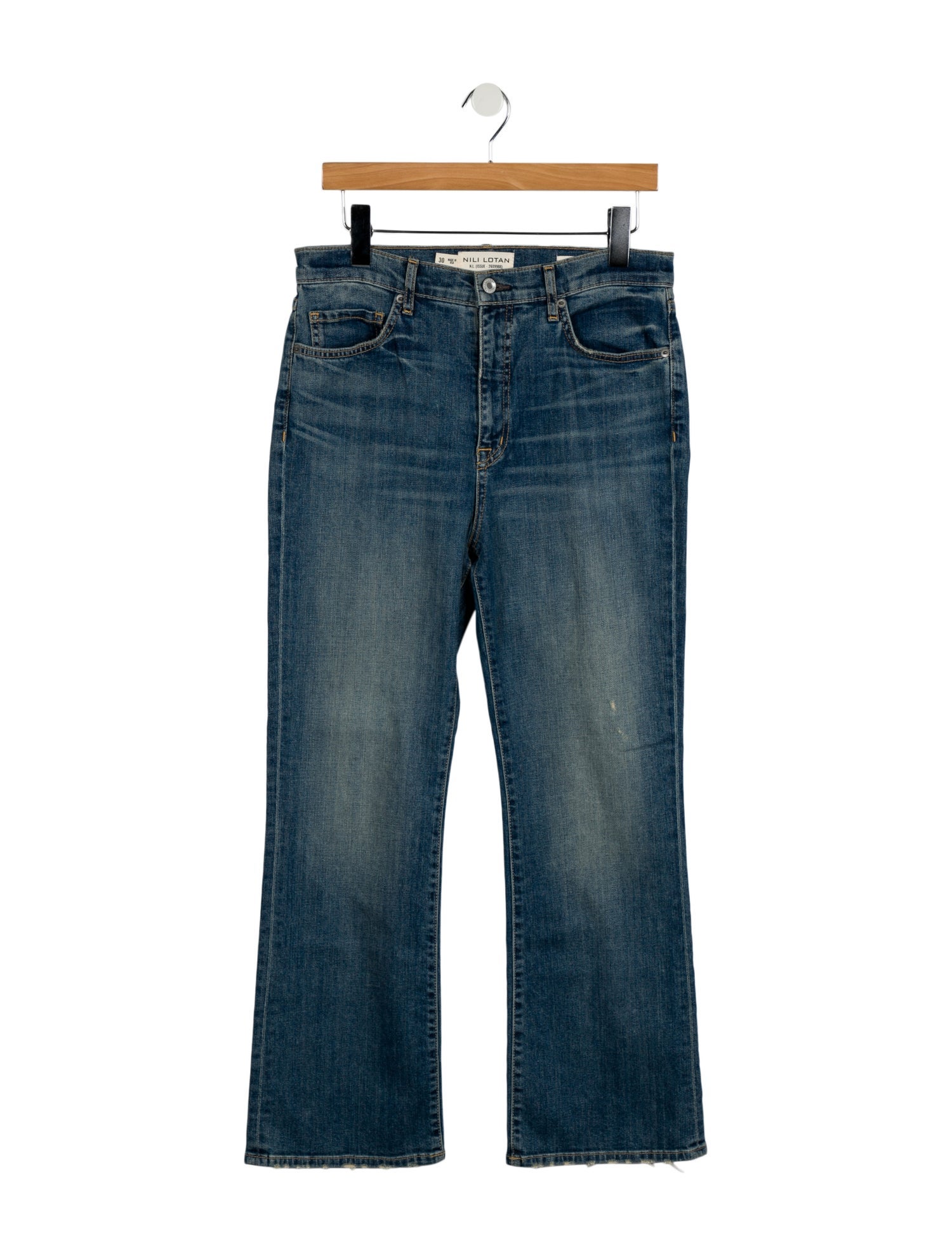Nili Lotan High-Rise Wide Leg Jeans w/ Tags