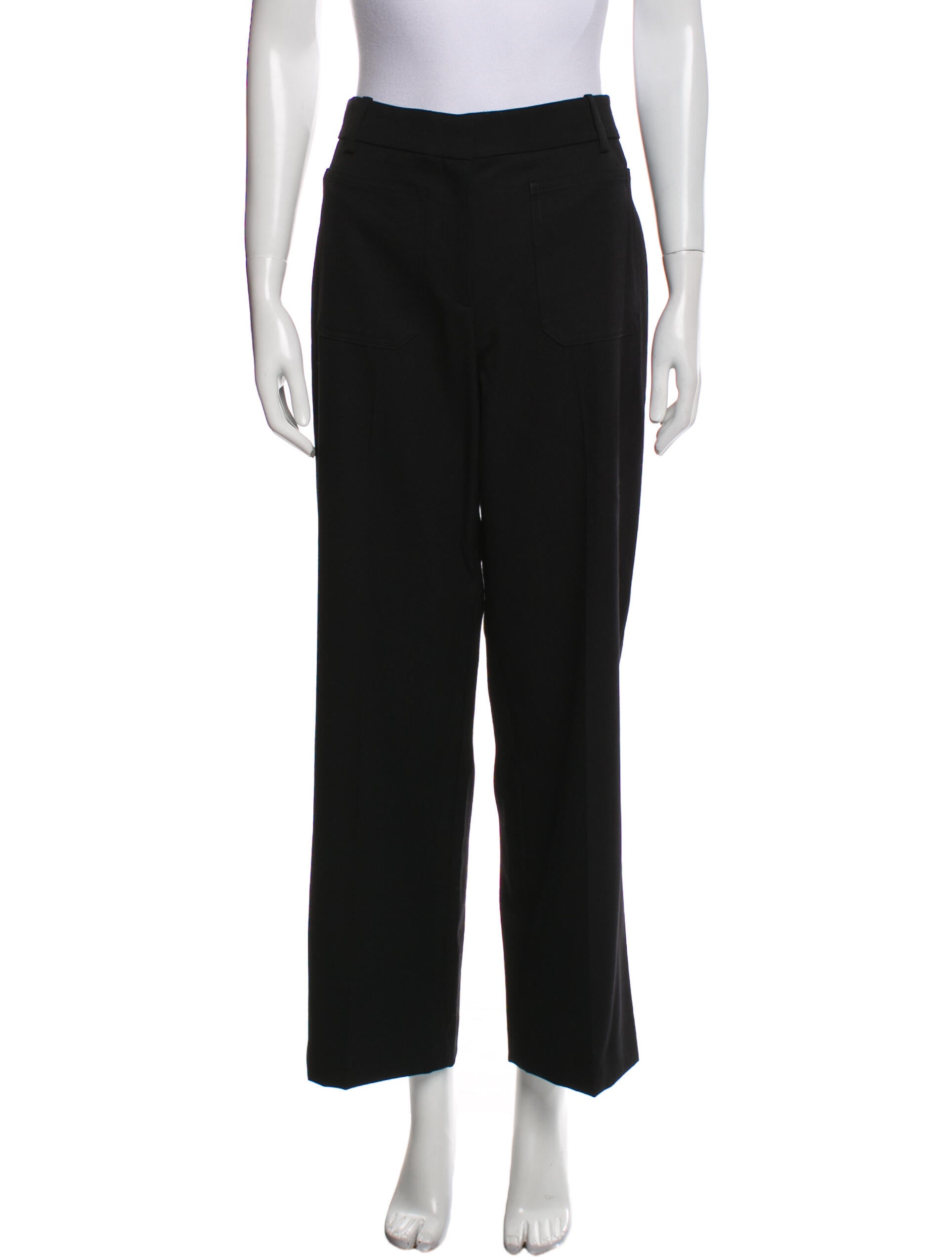 Nili Lotan Virgin Wool Wide Leg Pants