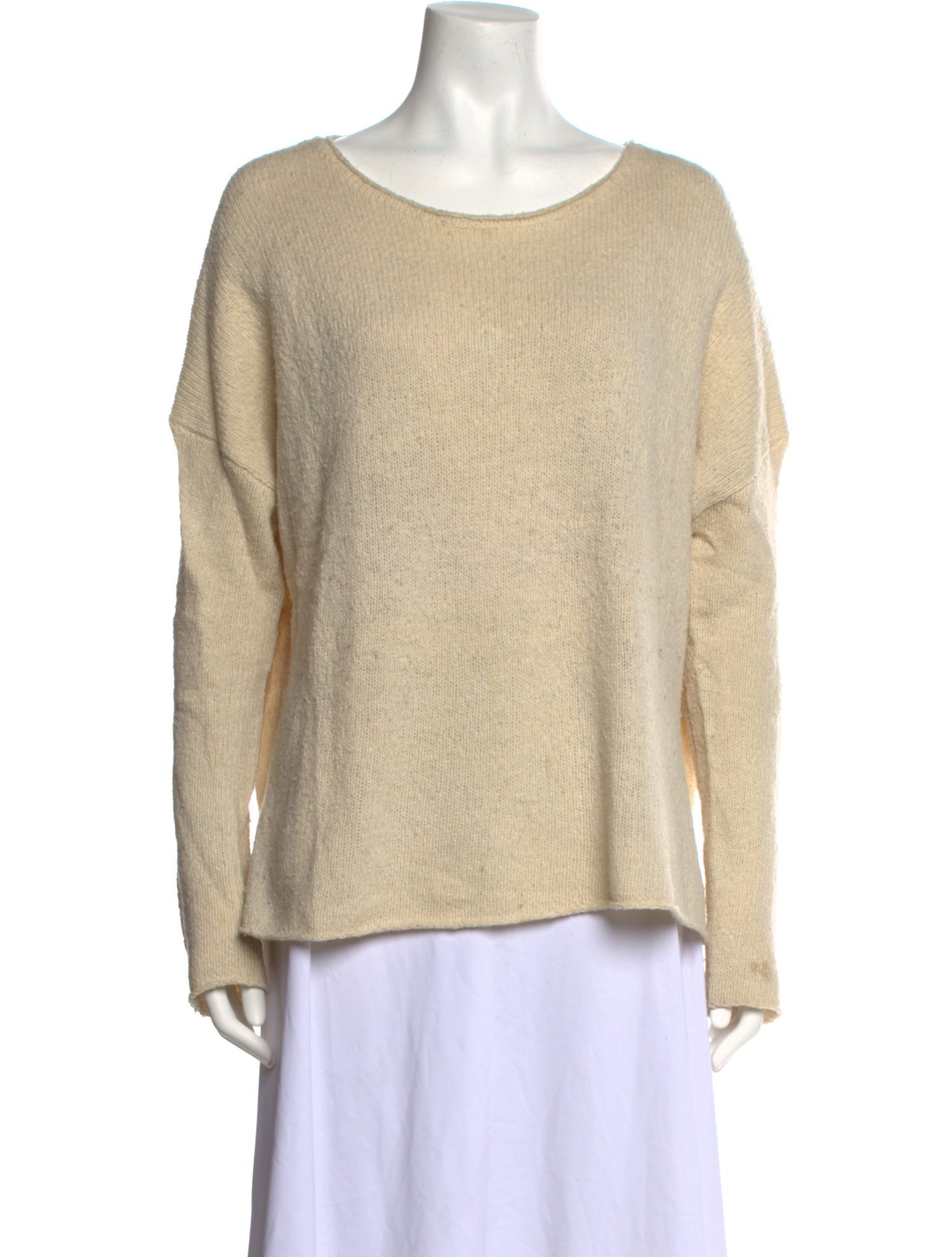 Nili Lotan Wool Scoop Neck Sweater