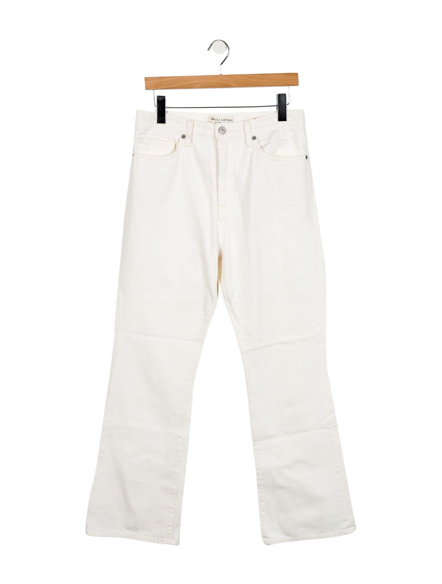 Nili Lotan High-Rise Wide Leg Jeans