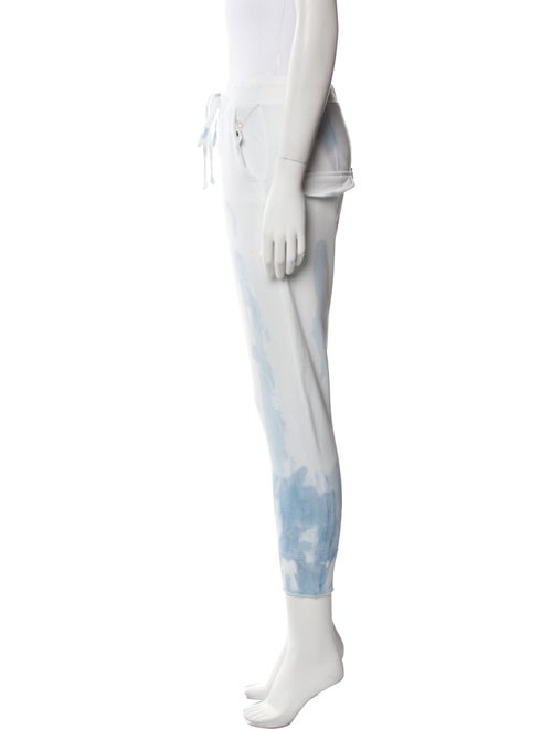 Nili Lotan Tie-Dye Print Distressed Accents Sweatpants