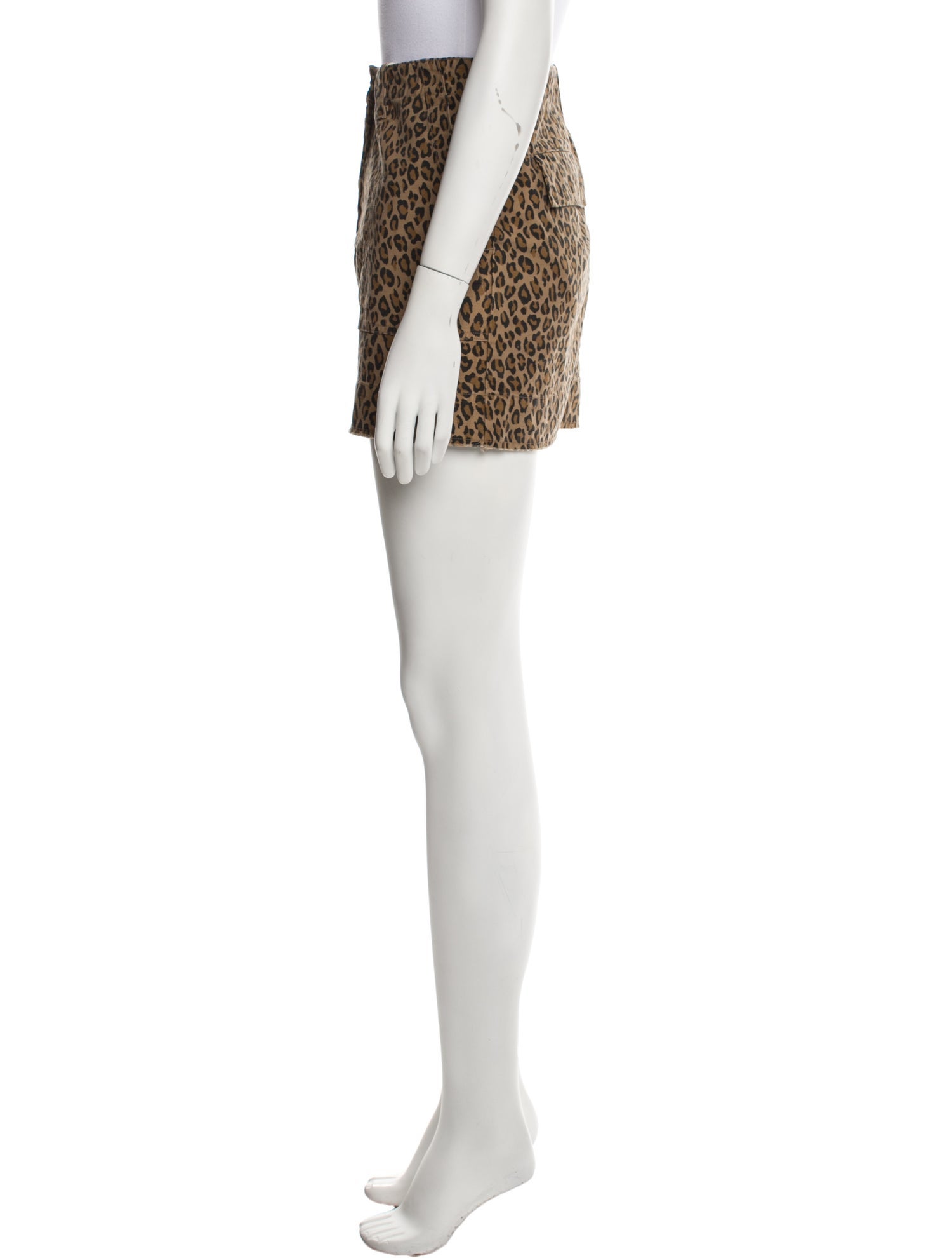 Nili Lotan Animal Print Mini Skirt