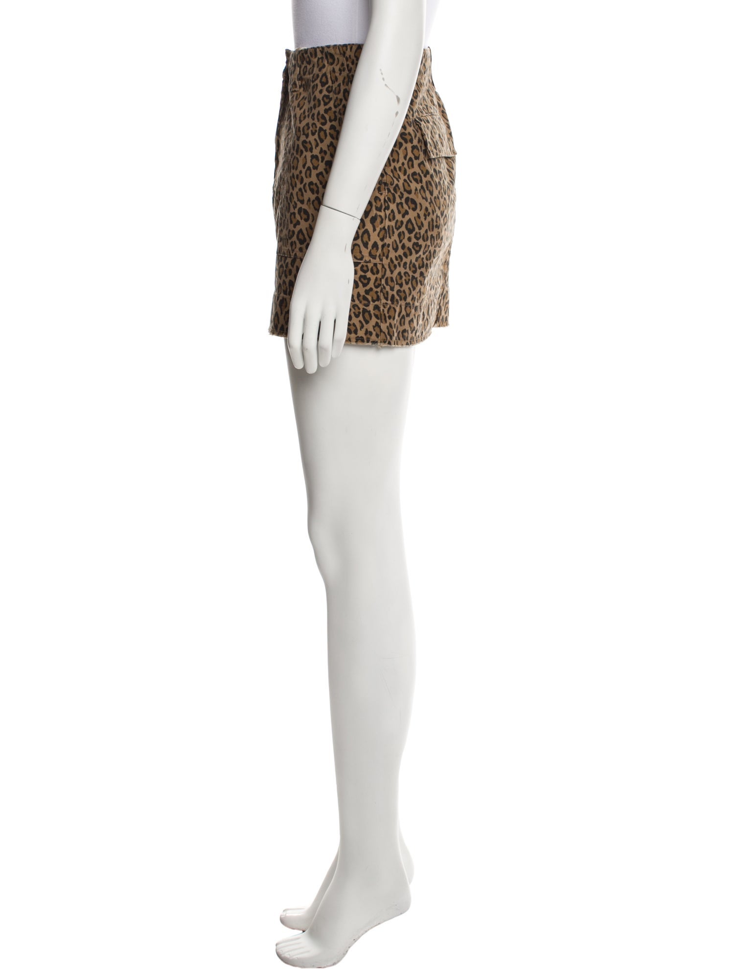 Nili Lotan Animal Print Mini Skirt
