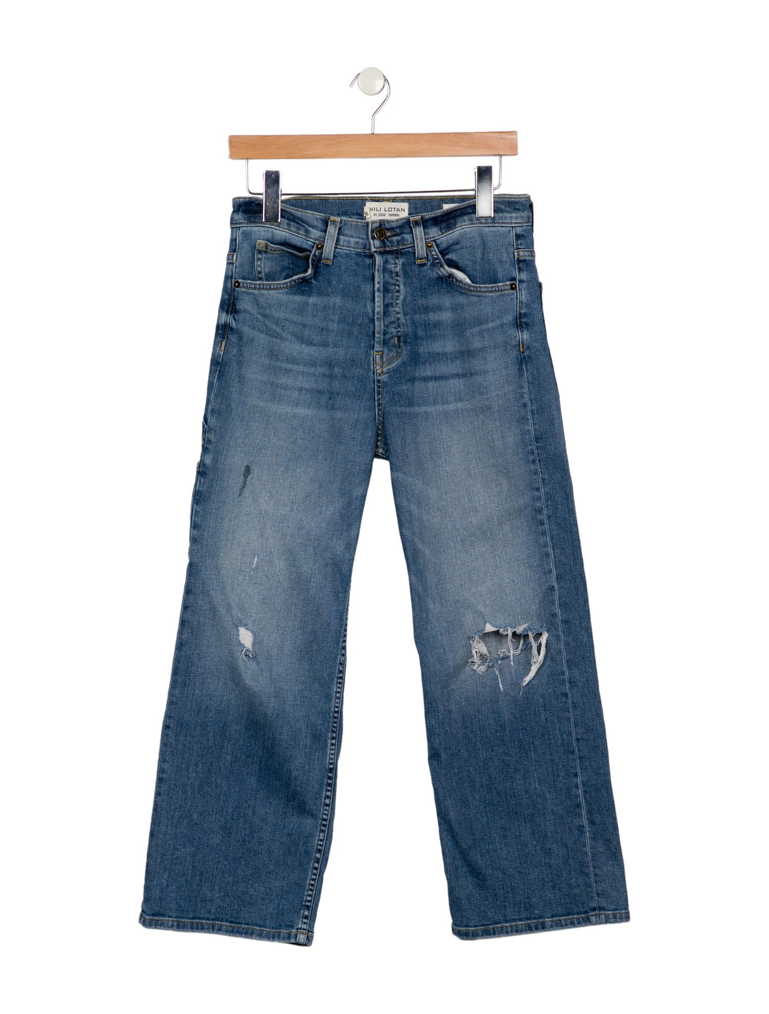 Nili Lotan High-Rise Wide Leg Jeans