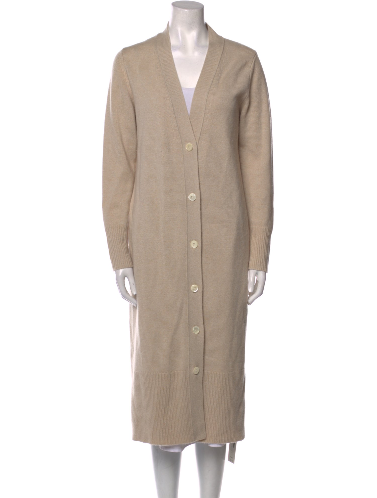 Nili Lotan Cashmere Plunge Neckline Sweater