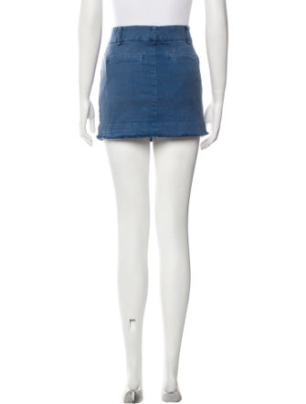 Nili Lotan Grosgrain Trim Mini Skirt