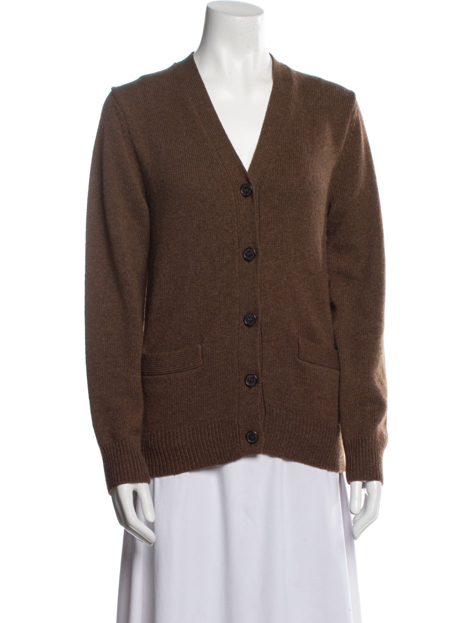 Nili Lotan Merino Wool V-Neck Sweater