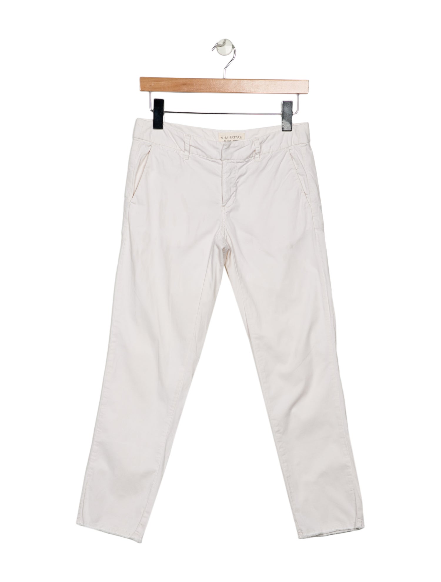 Nili Lotan Mid-Rise Straight Leg Jeans