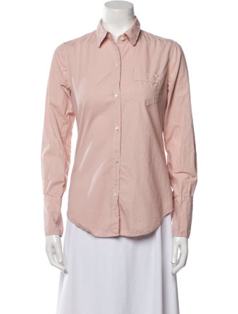 Nili Lotan Long Sleeve Button-Up Top