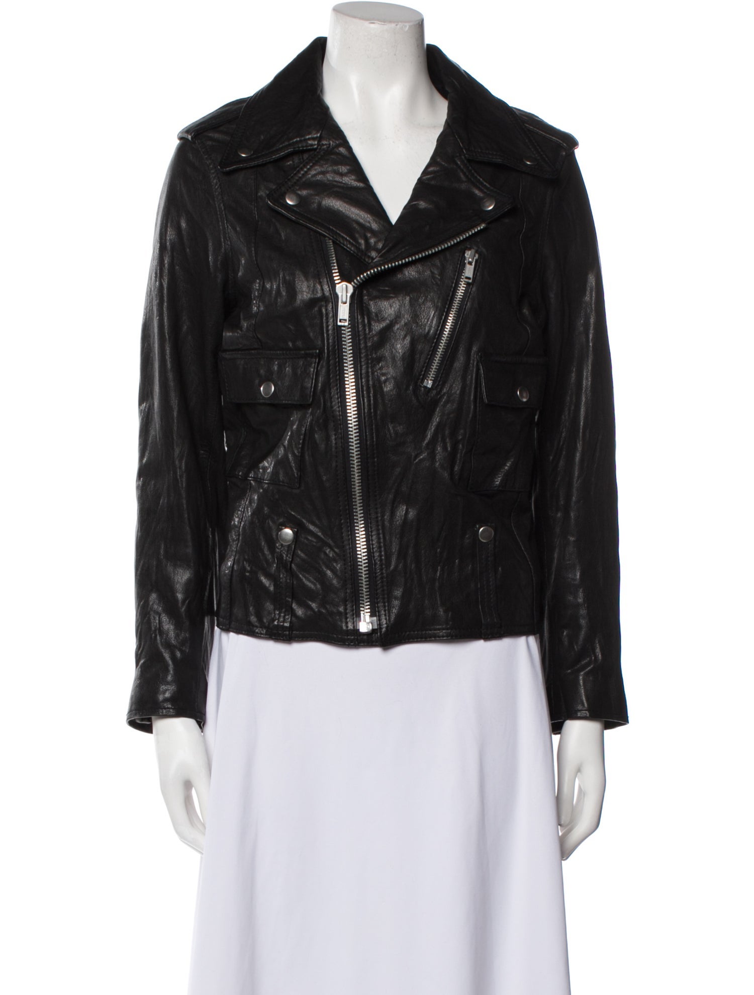 Nili Lotan Leather Biker Jacket
