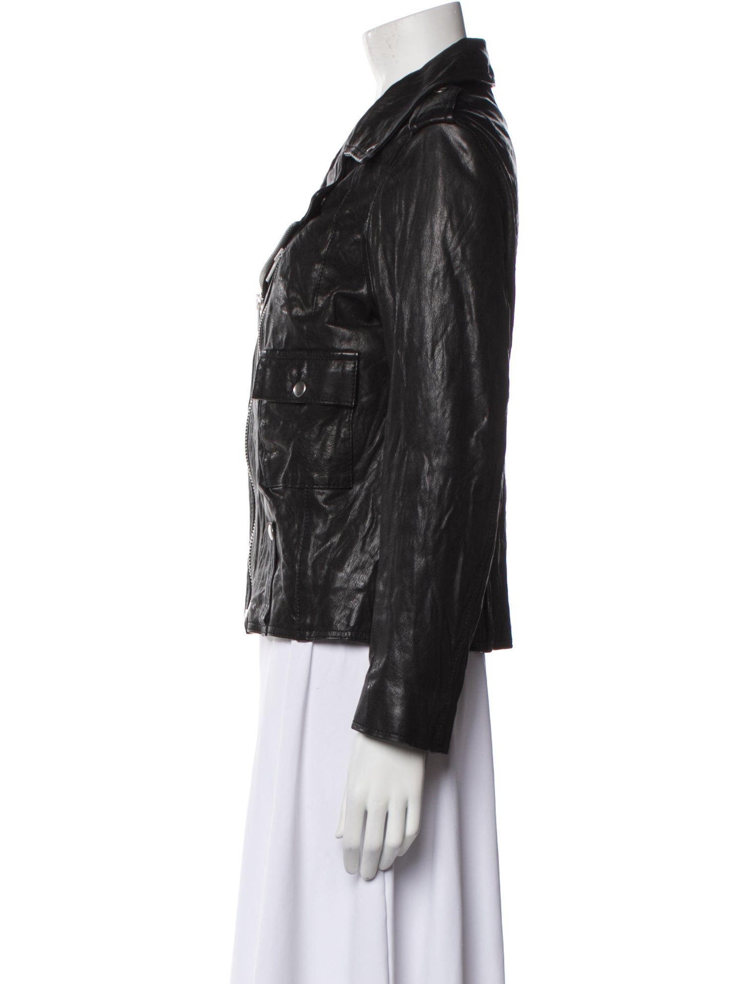 Nili Lotan Leather Biker Jacket