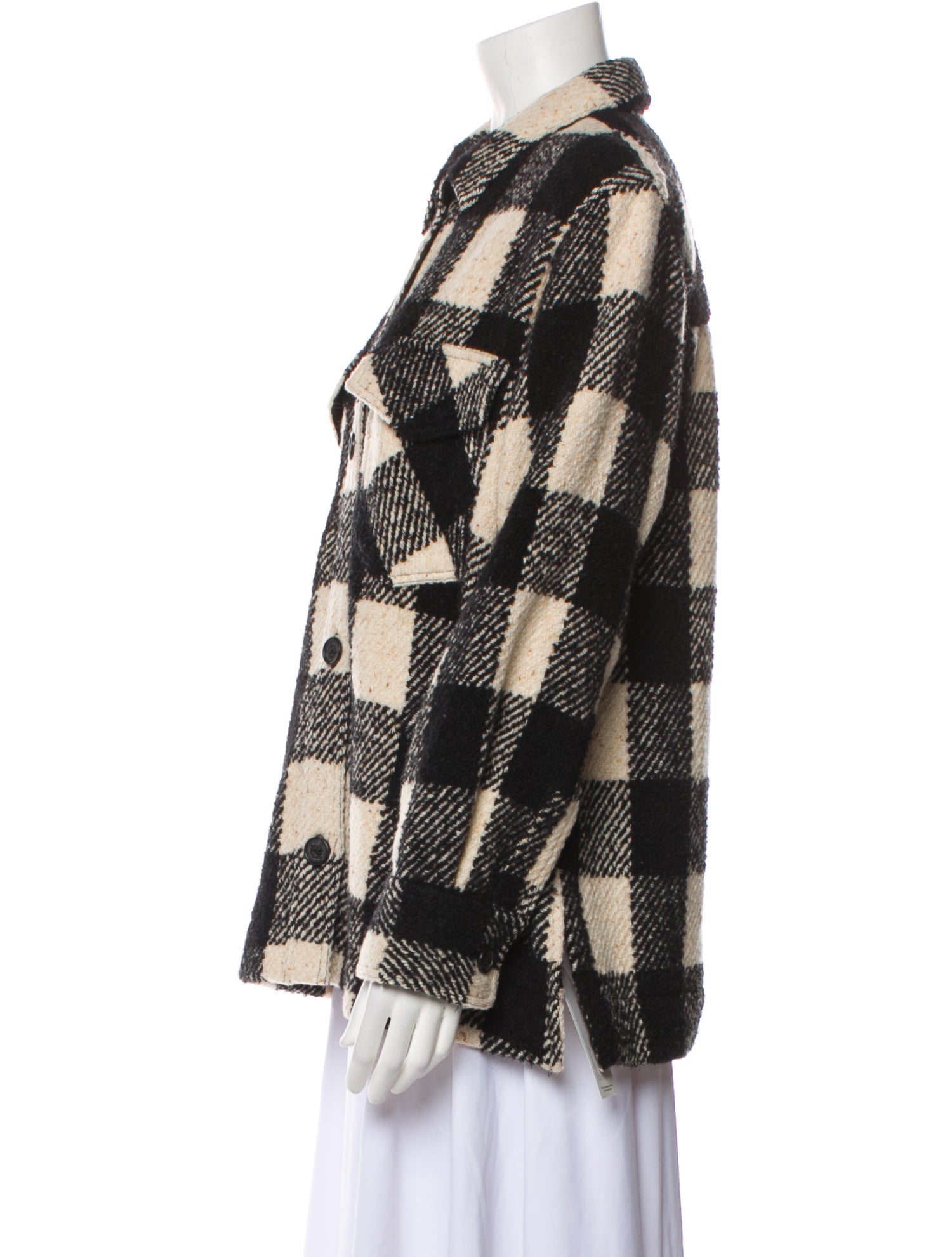 Nili Lotan Plaid Print Jacket