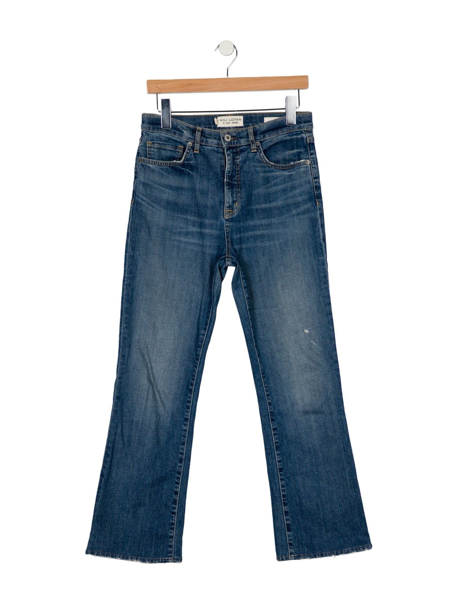 Nili Lotan High-Rise Wide Leg Jeans