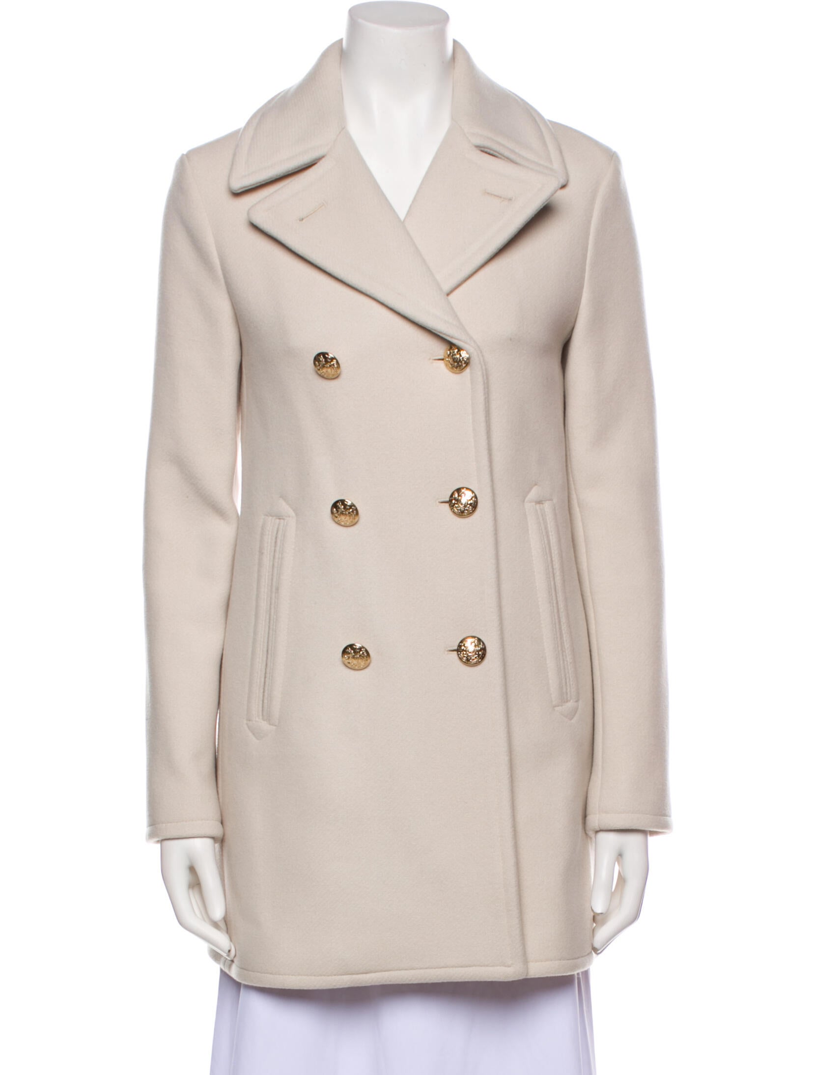 Nili Lotan Virgin Wool Peacoat