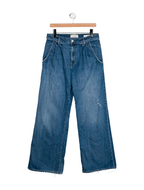 Nili Lotan High-Rise Wide Leg Jeans