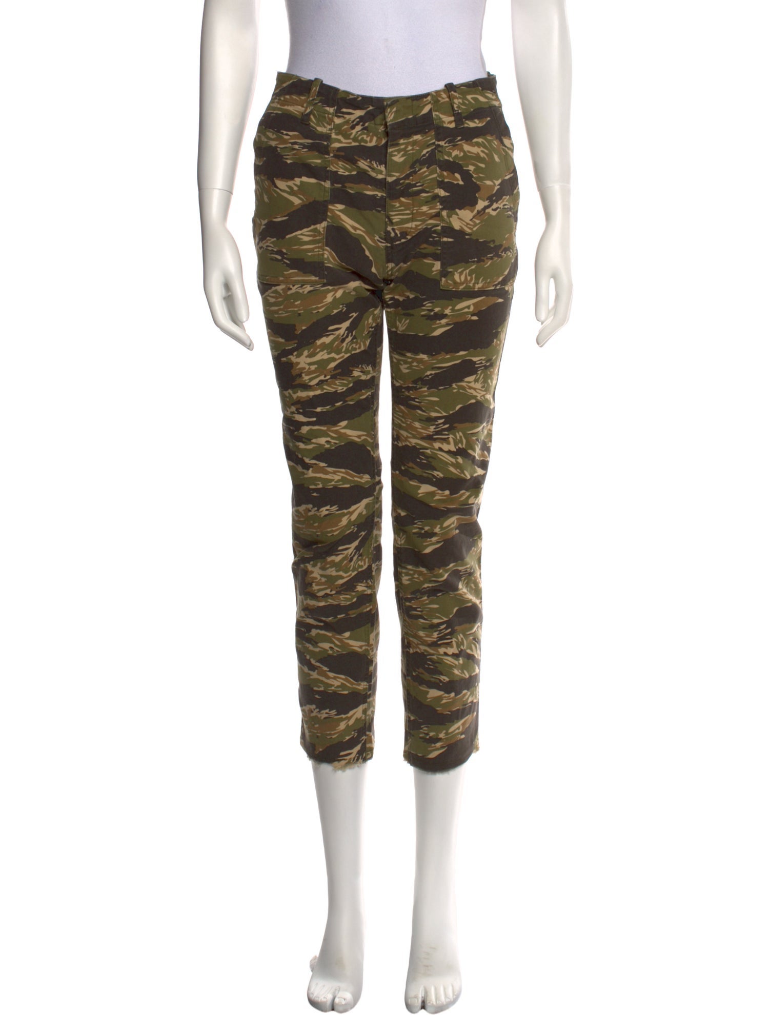 Nili Lotan Printed Straight Leg Pants