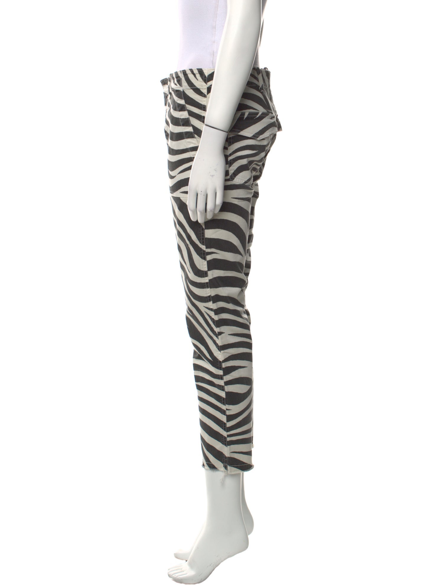 Nili Lotan Animal Print Straight Leg Pants