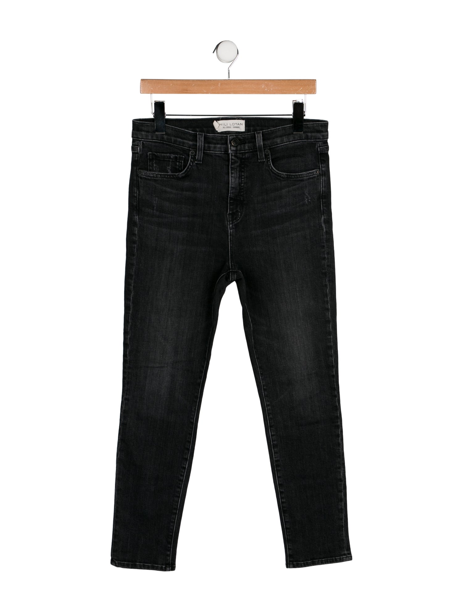 Nili Lotan Mid-Rise Skinny Leg Jeans