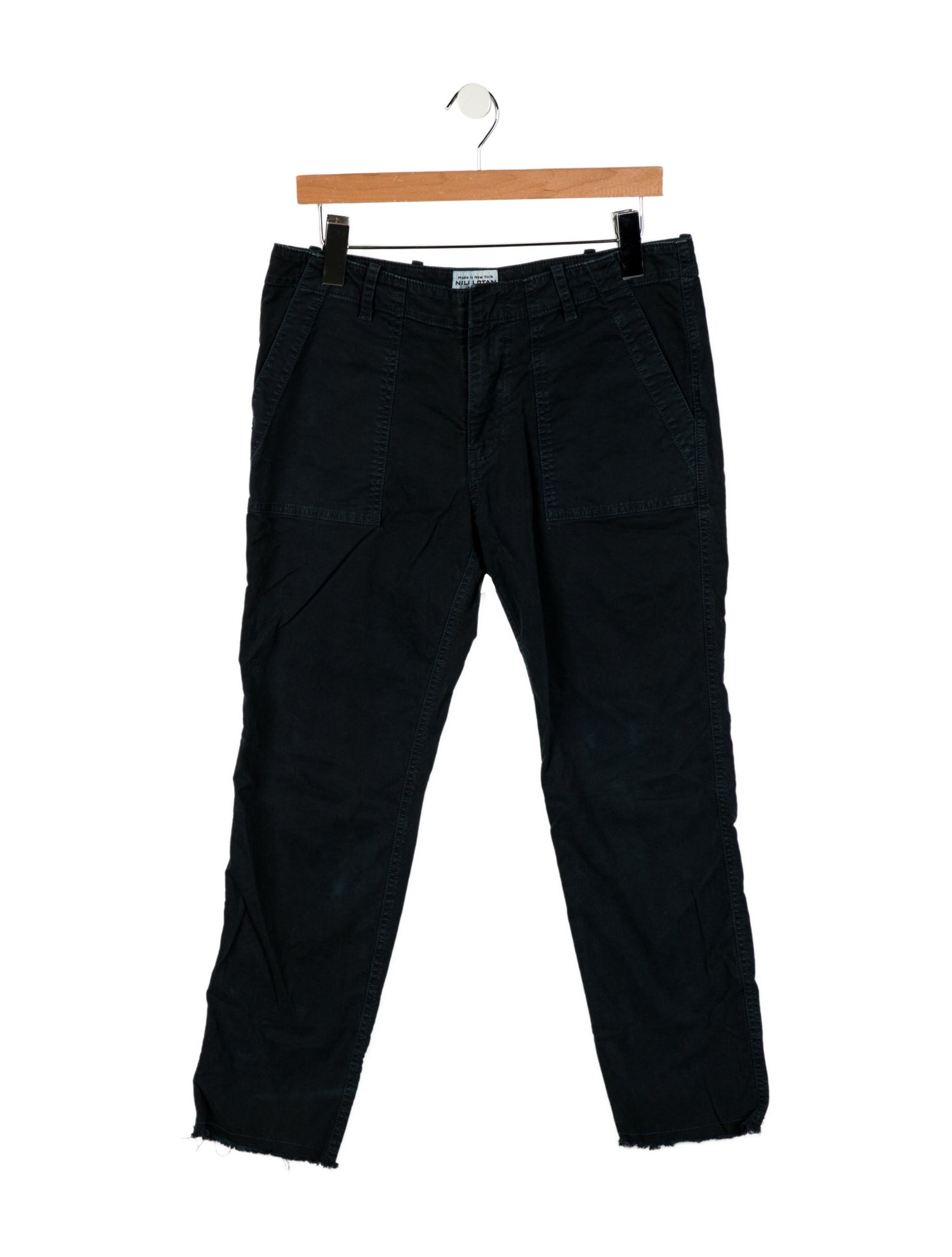 Nili Lotan Mid-Rise Straight Leg Jeans