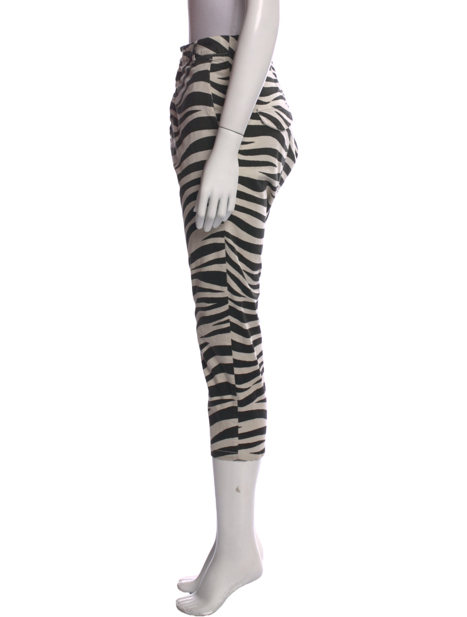 Nili Lotan Animal Print Skinny Leg Pants