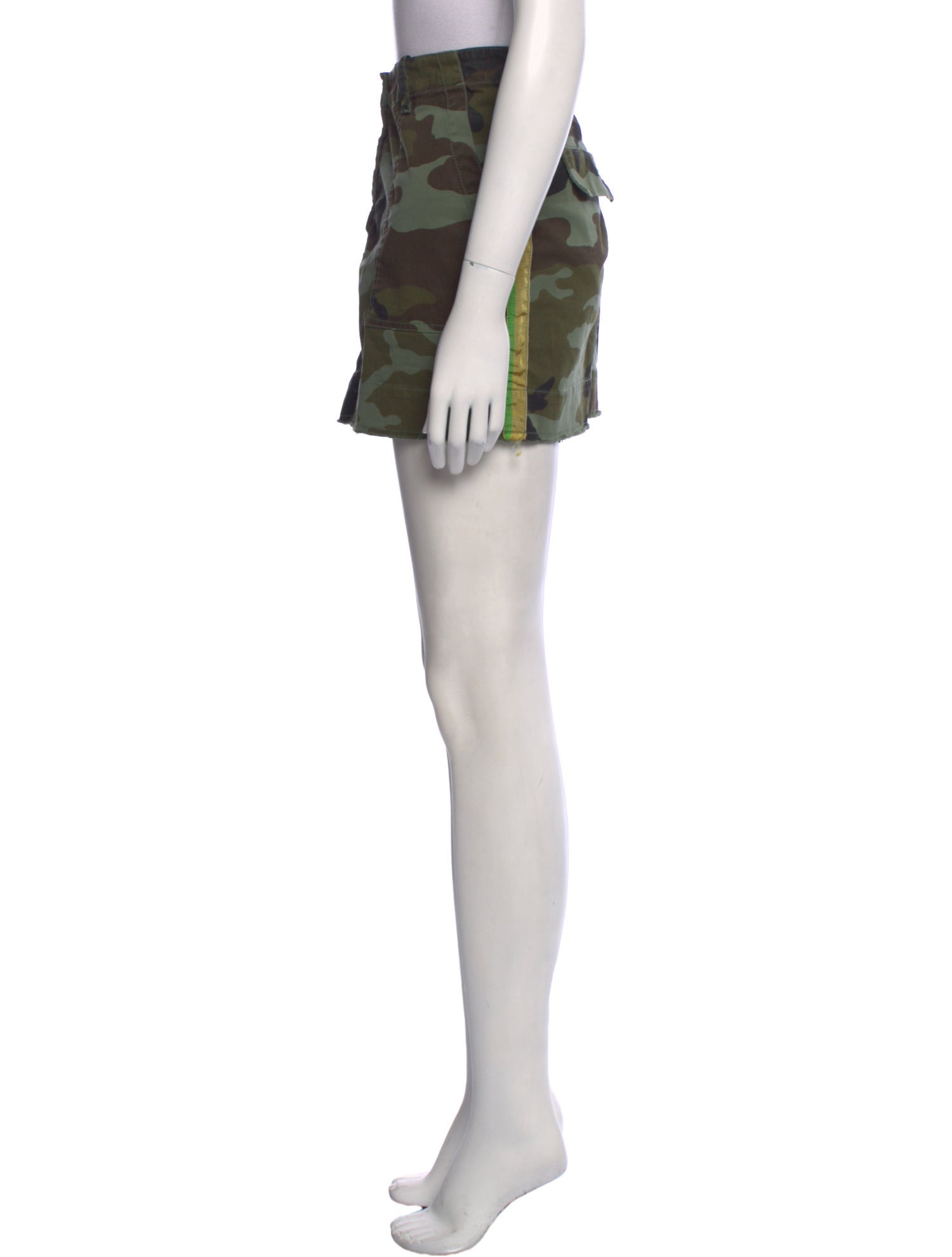 Nili Lotan Camouflage Print Mini Skirt