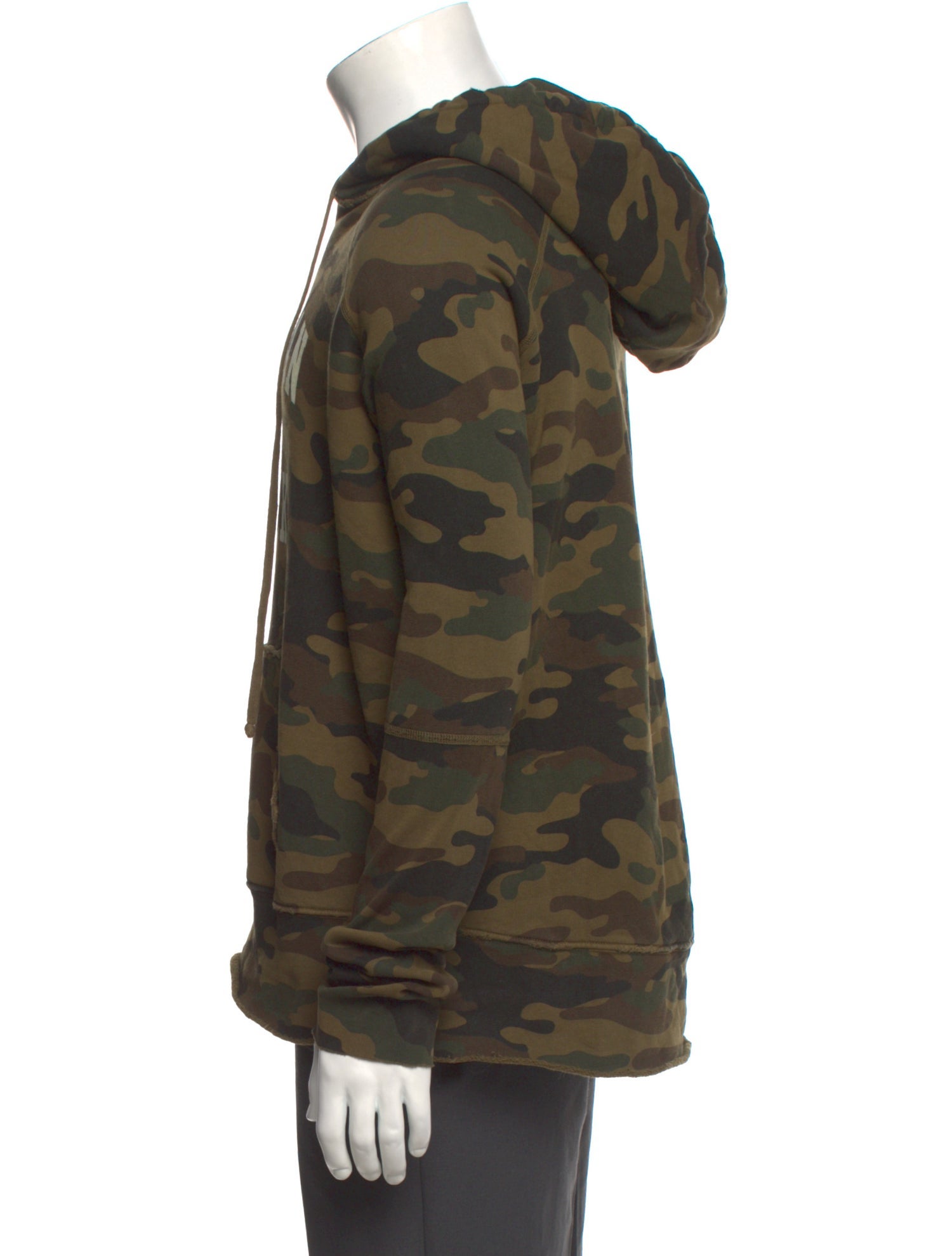 Nili Lotan Camouflage Print Crew Neck Hoodie