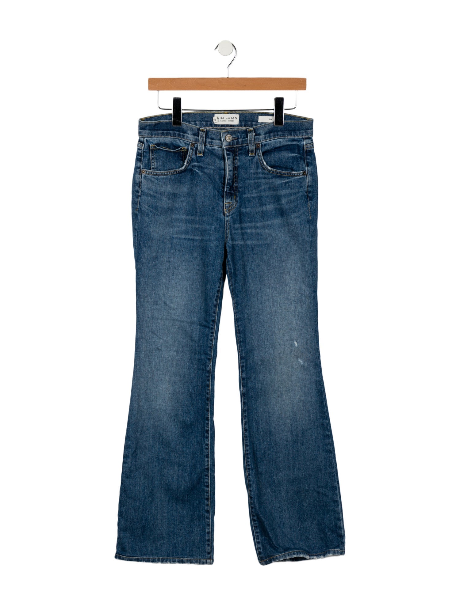 Nili Lotan High-Rise Wide Leg Jeans