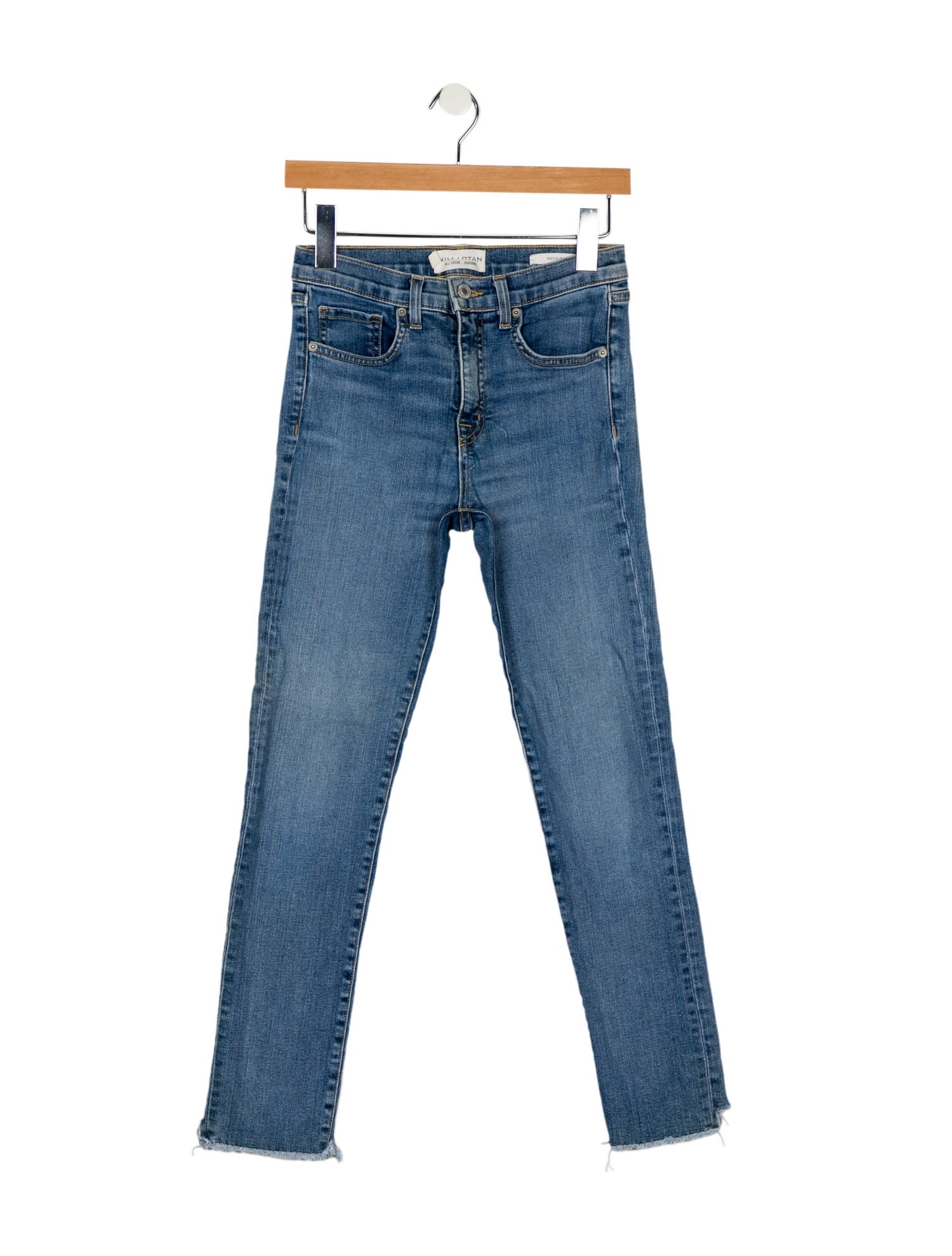 Nili Lotan Mid-Rise Skinny Leg Jeans