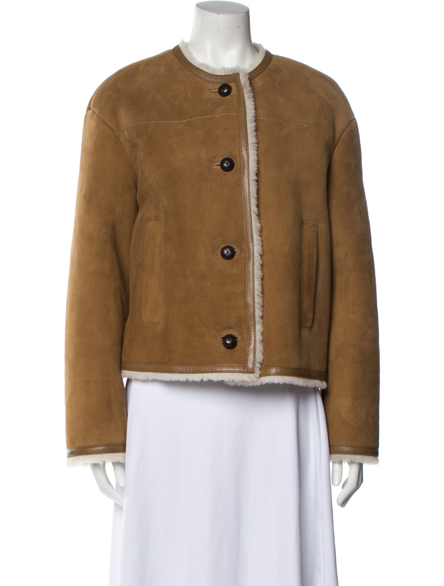 Nili Lotan Lamb Leather Coat