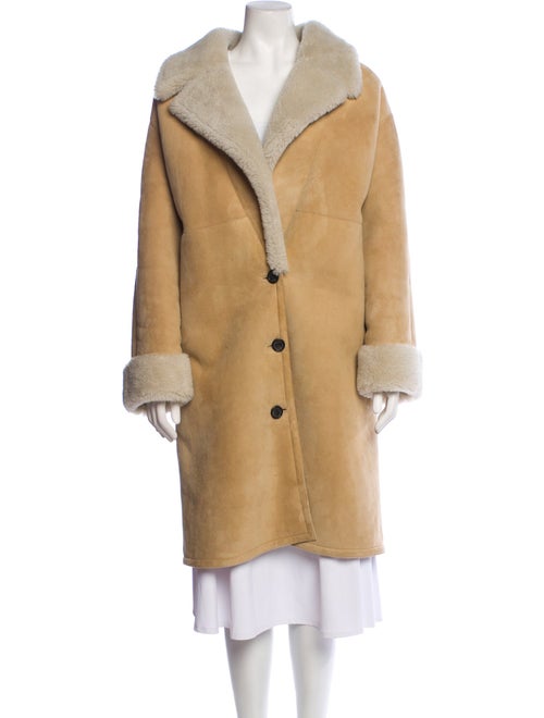 Nili Lotan Leather Fur Coat