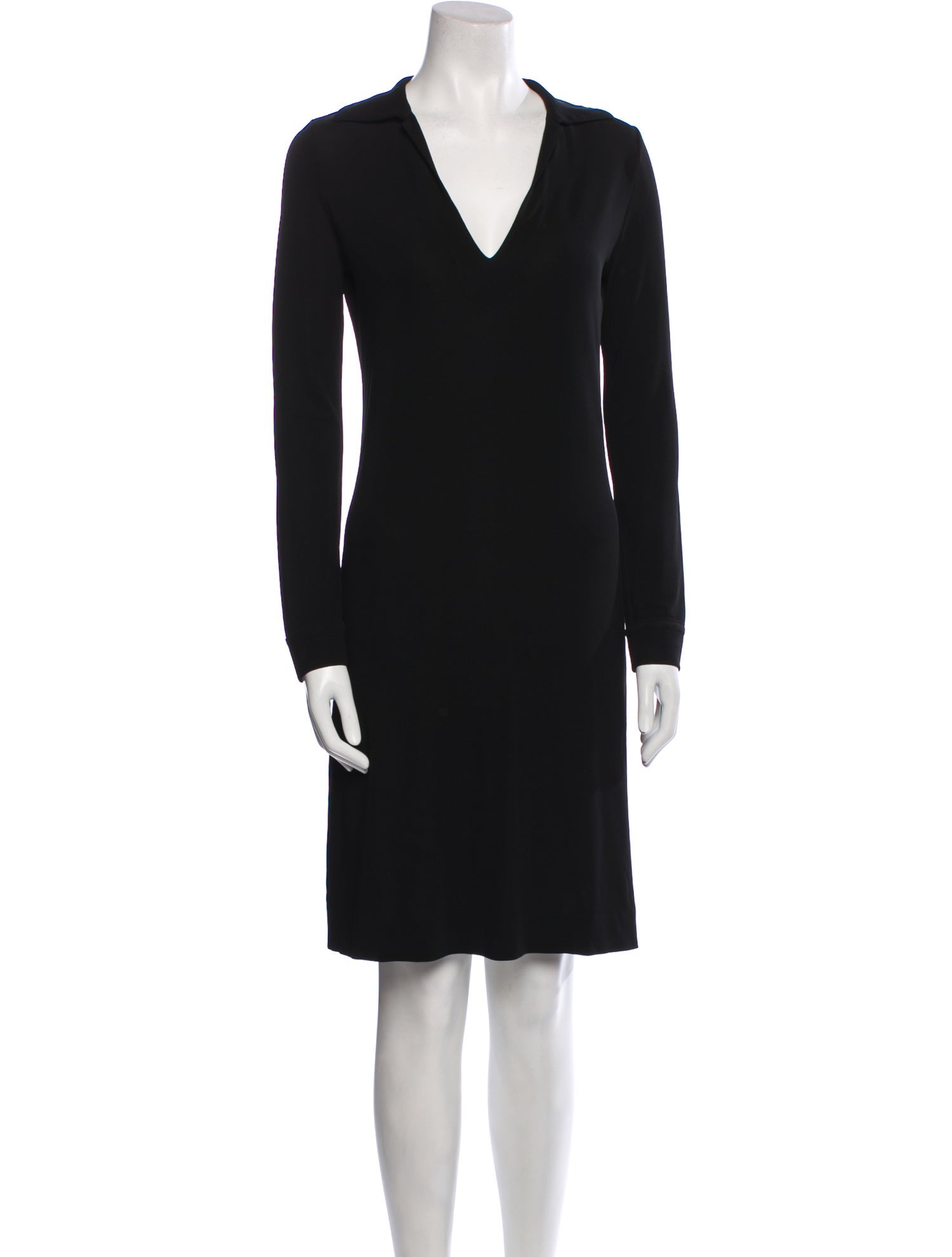 Nili Lotan V-Neck Mini Dress