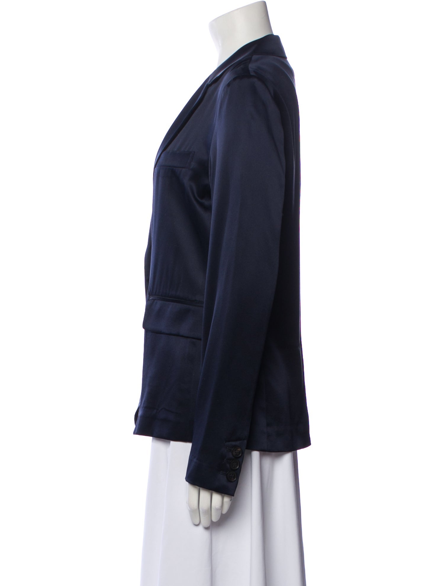 Nili Lotan Silk Blazer