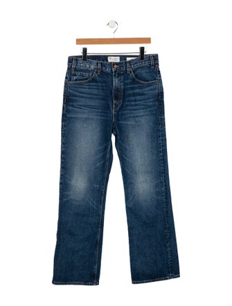 Nili Lotan Mid-Rise Wide Leg Jeans