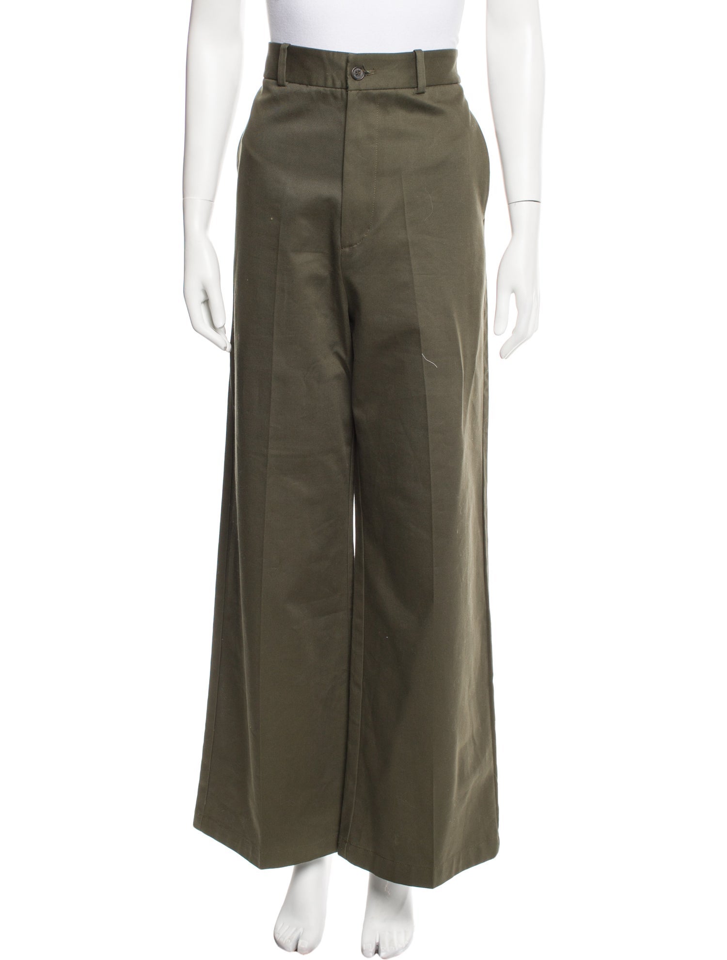 Nili Lotan Virgin Wool Wide Leg Pants