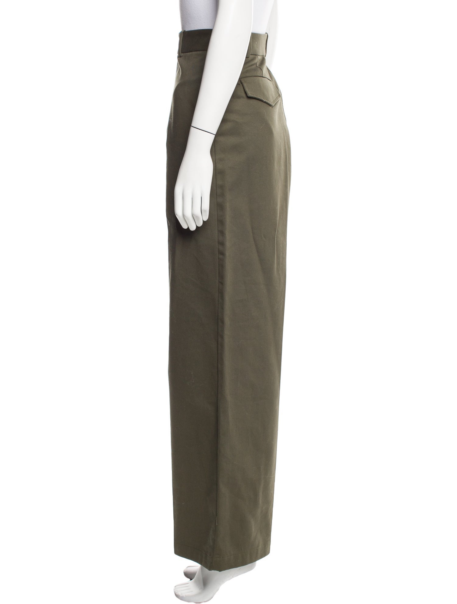 Nili Lotan Virgin Wool Wide Leg Pants