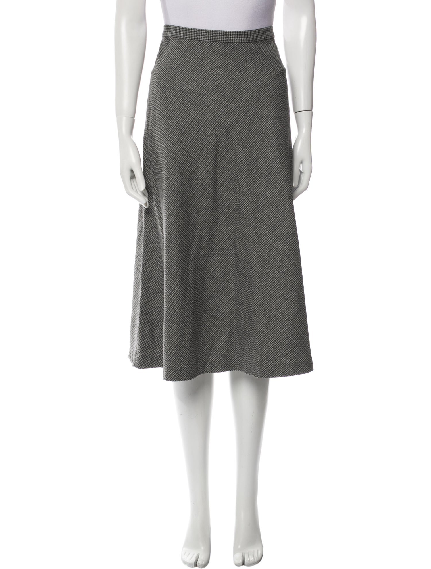 Nili Lotan Wool Midi Length Skirt