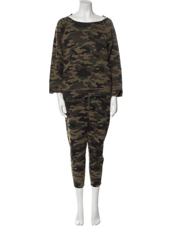 Nili Lotan Printed Pant Set