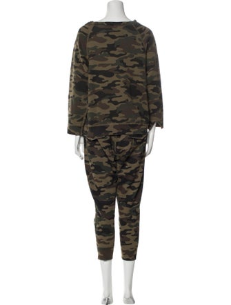 Nili Lotan Printed Pant Set