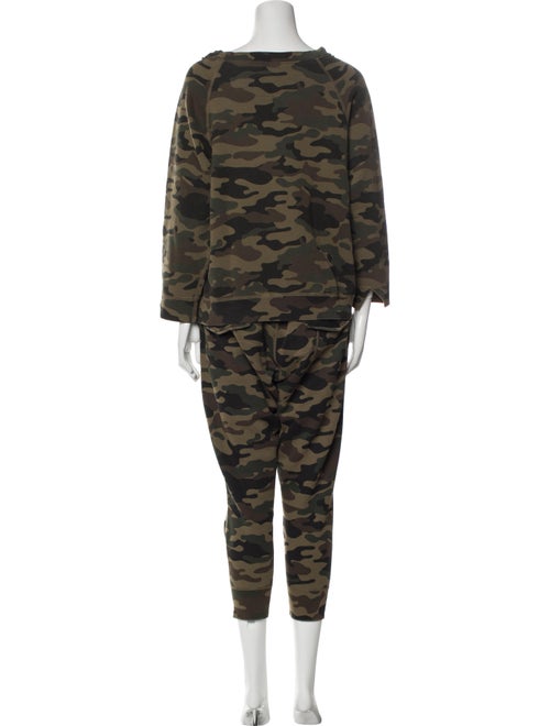 Nili Lotan Printed Pant Set