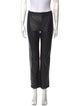 Nili Lotan Lamb Leather Straight Leg Pants