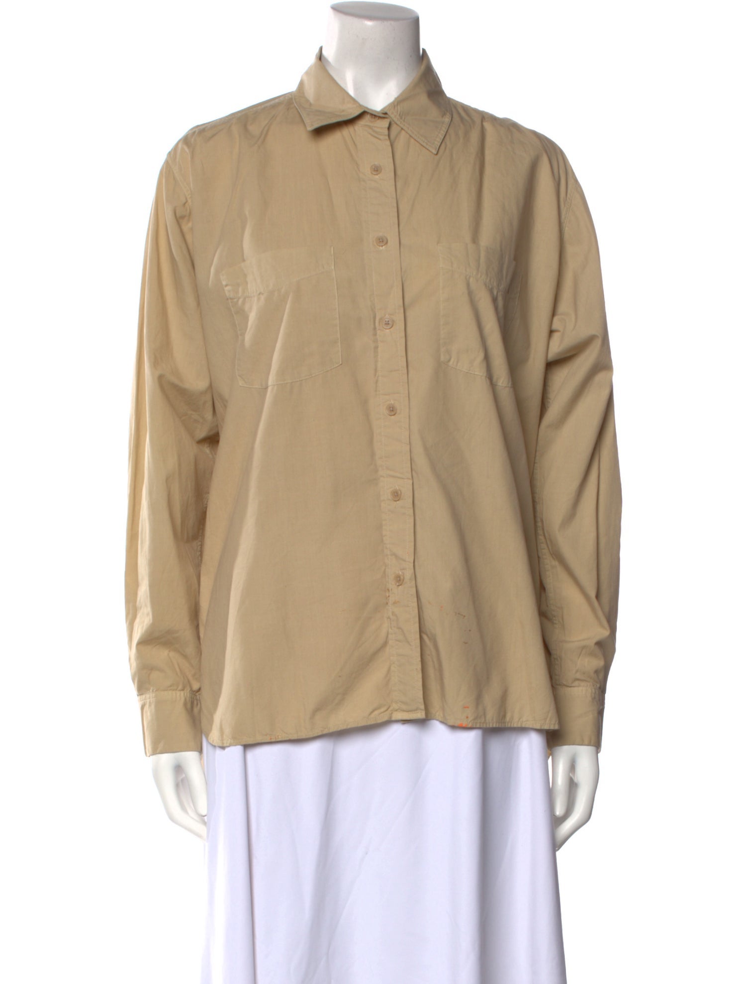 Nili Lotan Long Sleeve Button-Up Top