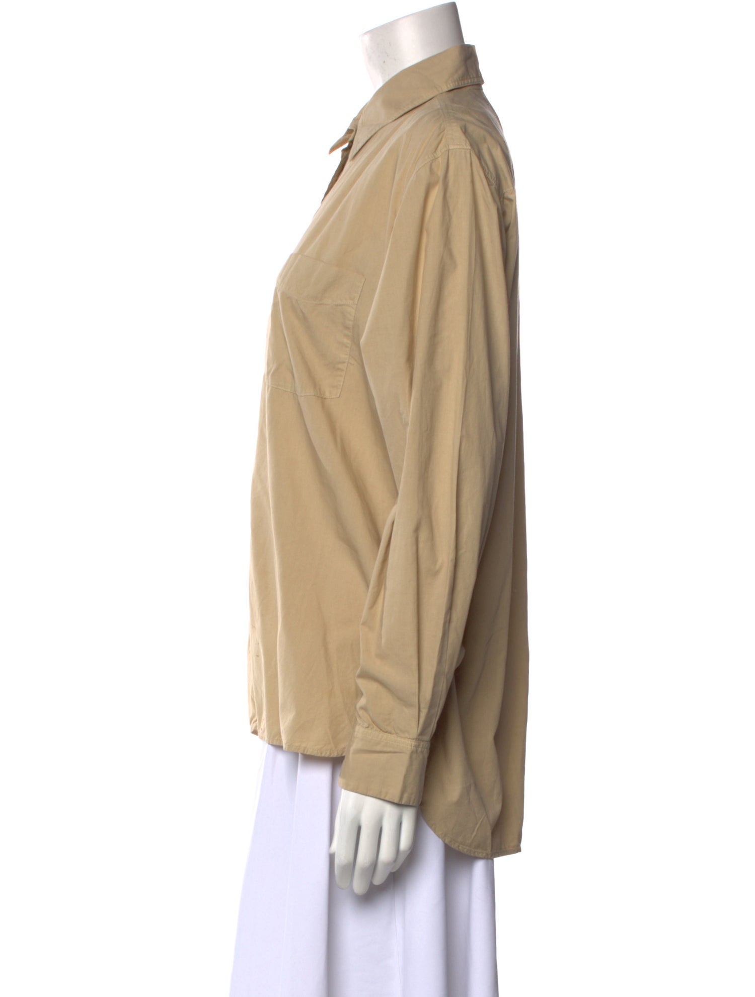 Nili Lotan Long Sleeve Button-Up Top