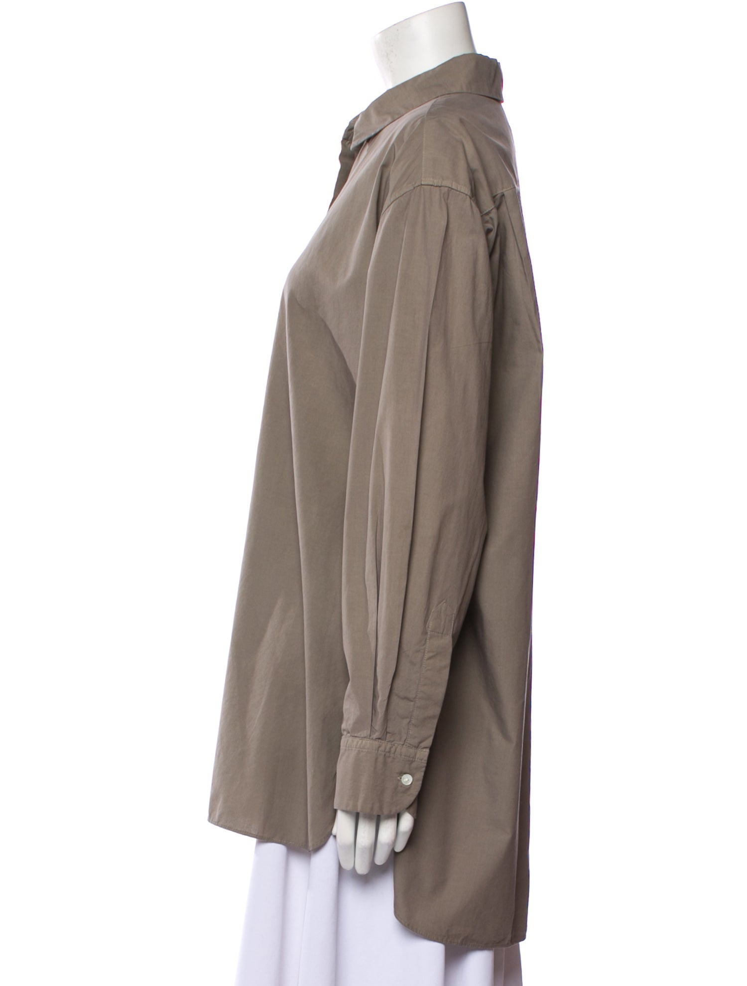 Nili Lotan Long Sleeve Button-Up Top